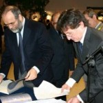 L'arch. Michele Capasso - Presidente della Fondazione Mediterraneo ed il Presidente della Camera di Commercio Vincenzo Zottola,